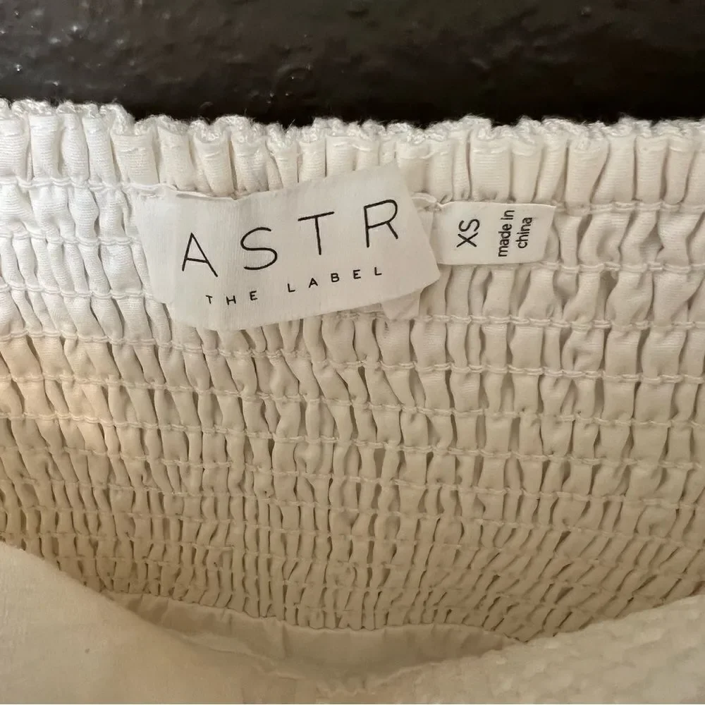 NWOT Revolve x ASTR The Label Nina Dress in Off White | Size XS